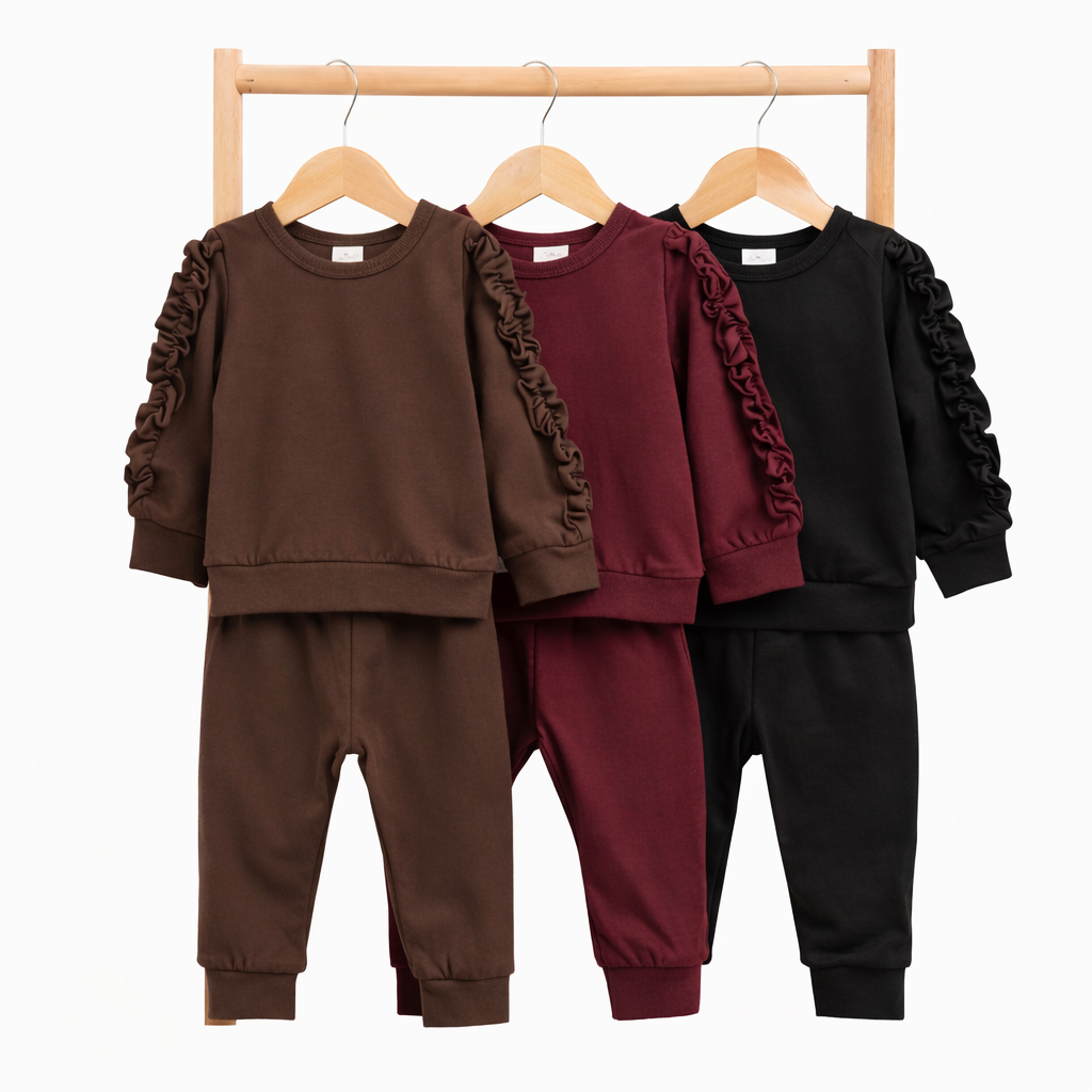 Conjunto suave de sudadera y pantalón para bebé